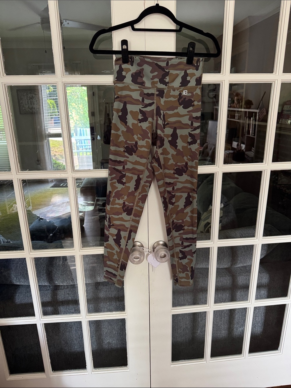Camo High-Waist Leggings - Multicolor